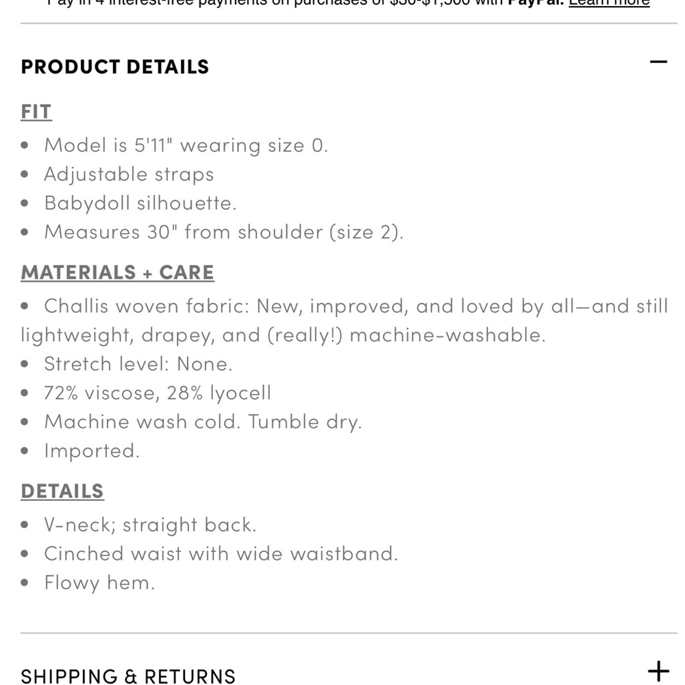 Torrid Babydoll Challis Tank Top - Picture 5 of 5